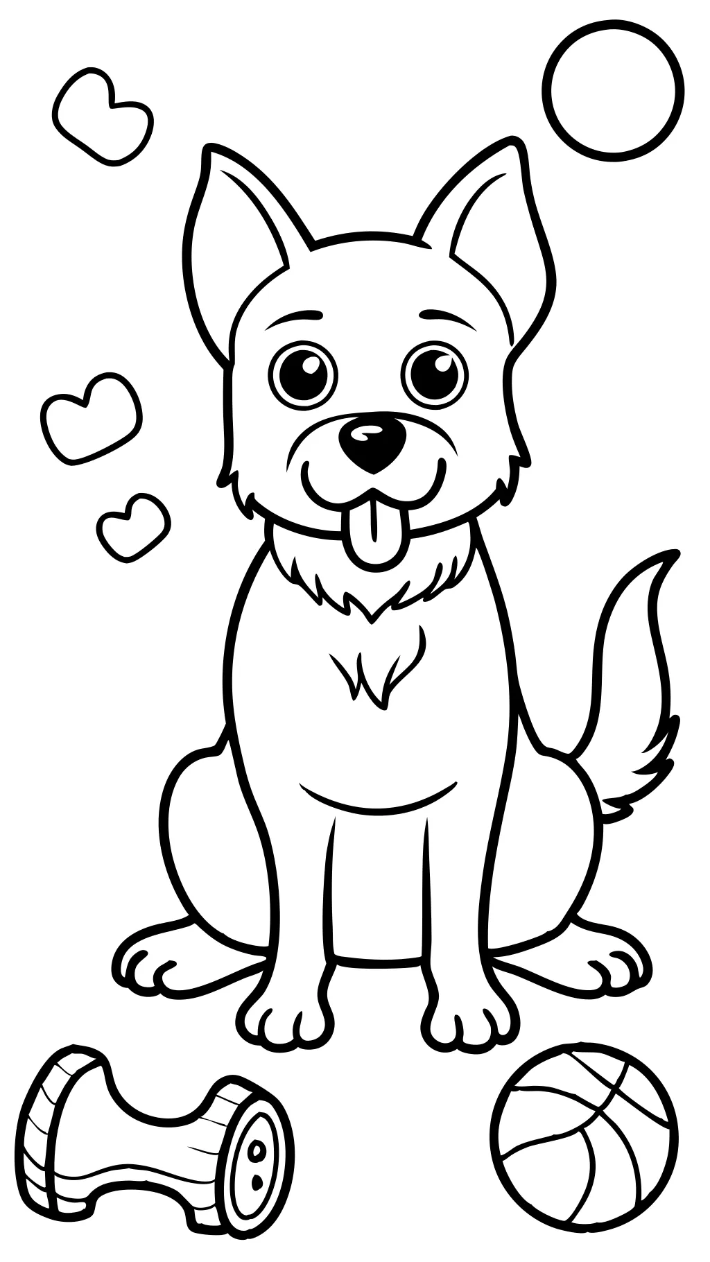 coloring pages for dogs